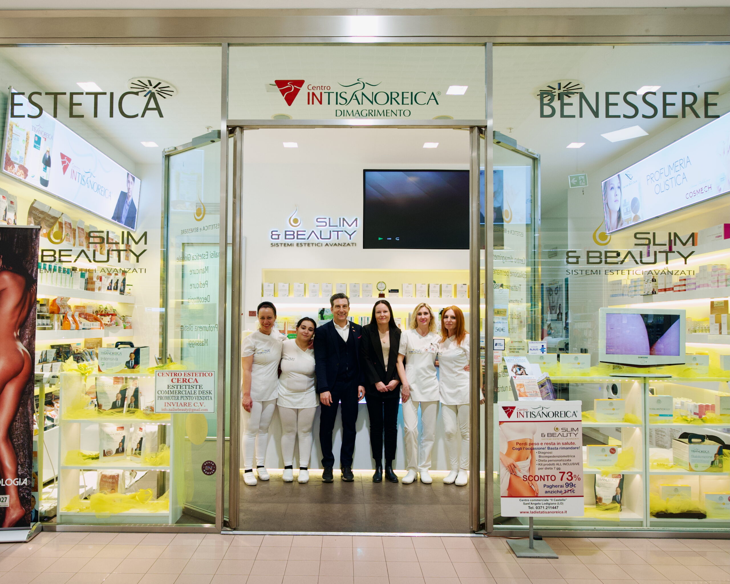 Il team Slim & Beauty nel centro